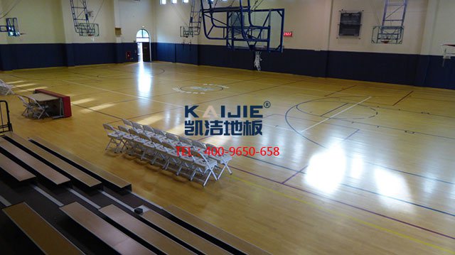體育木地板廠家哪家好？ 體育館專用運動木地板廠家——凱潔地板